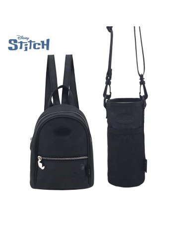 Mochila y Porta Botella Stitch - DISNEY