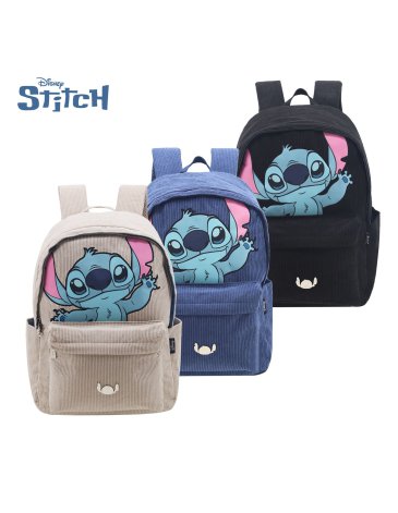 MOCHILA CORDEROY STITCH DISNEY