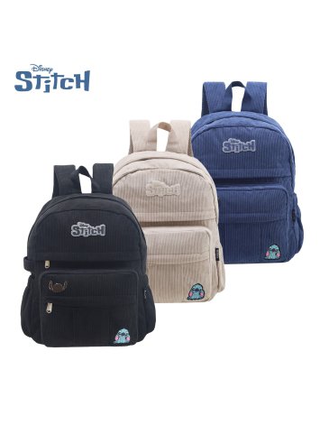 MOCHILA CORDEROY STITCH DISNEY