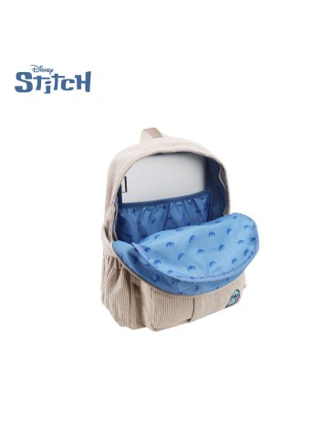 MOCHILA CORDEROY STITCH - DISNEY