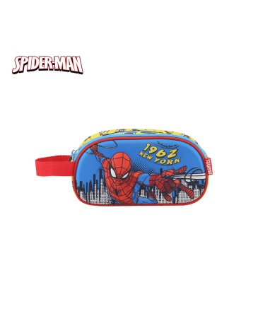 CARTUCHERA 2 CIERRES SPIDERMAN. MARVEL