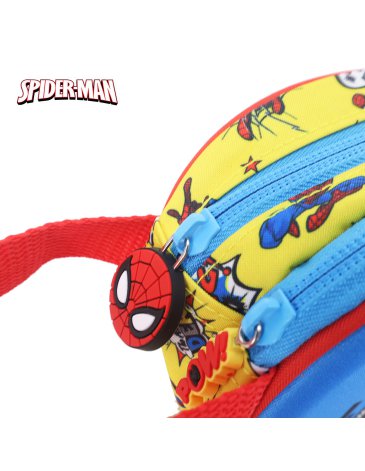 CARTUCHERA 2 CIERRES SPIDERMAN. - MARVEL