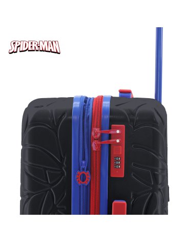SET VALIJAS 20'' 24'' ABS NEGRAS SPIDERMAN - MARVEL
