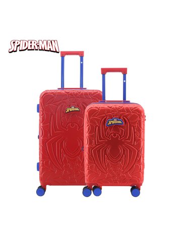 SET VALIJAS 20'' 24'' ABS ROJAS SPIDERMAN - MARVEL