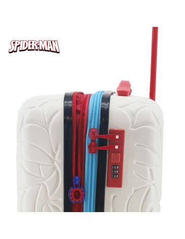 VALIJA CARRY ON 20'' ABS+UV BLANCA SPIDERMAN - MARVEL