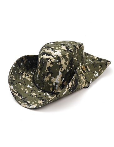 Sombrero Camping Camuflado C/sujetador - WANDERLUST