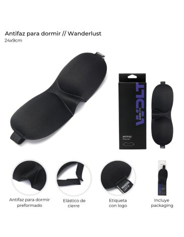 Antifaz para dormir preformado WANDERLUST