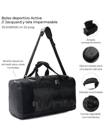 Bolso deportivo impermeable Active 22 