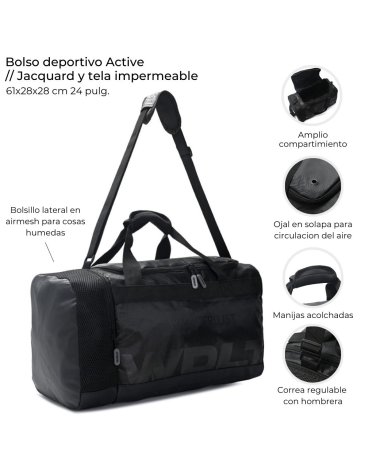Bolso Deportivo Impermeable Active 24