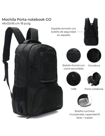 Mochila Portanotebook 18