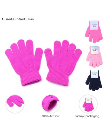 Guante Infantil Liso SKORA