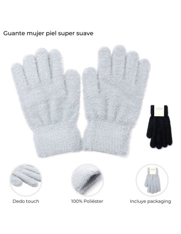 Guante Mujer piel super suave SKORA