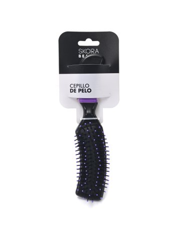 Cepillo ergonomico desenredante con mango - SKORA