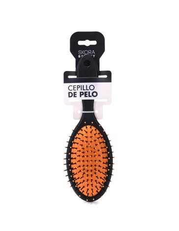 Cepillo ovalado desenredante mango largo - SKORA