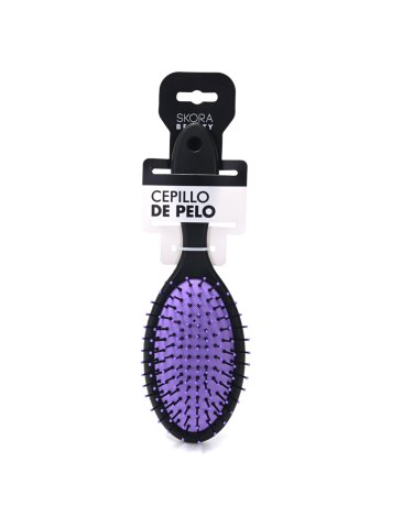 Cepillo ovalado desenredante mango largo - SKORA
