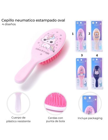 Cepillo neumatico estampado oval SKORA