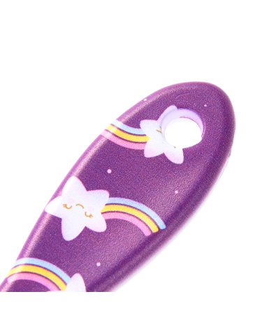 Cepillo rectangular desenredante Arcoiris - SKORA