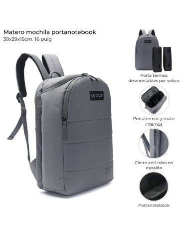 Mochila Matero Portanotebook 16