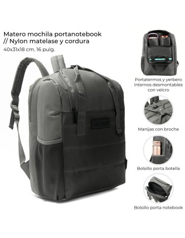 Mochila Matero Portanotebook 16
