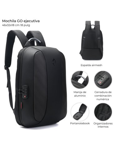 Mochila Go Portanotebook con cerradura 18