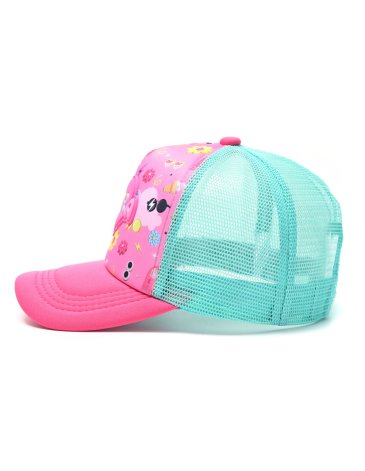 Gorra  con Visera  Corazon y Florcitas cap infantil - SKORA