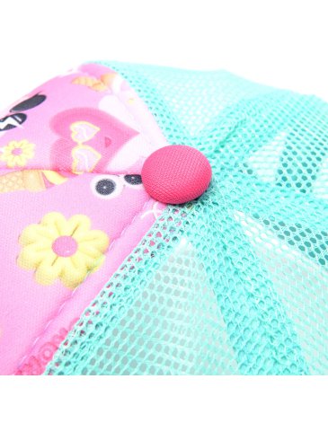 Gorra  con Visera  Corazon y Florcitas cap infantil - SKORA