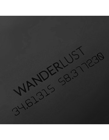 Neceser engomado con organizador interno - WANDERLUST