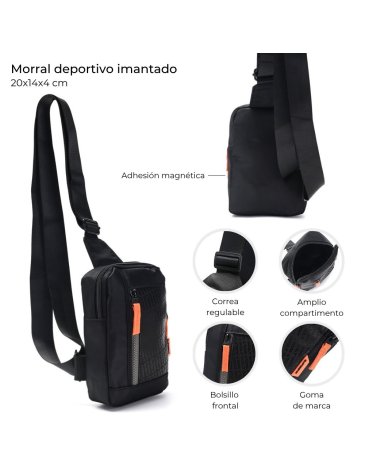 Morral deportivo imantado WANDERLUST