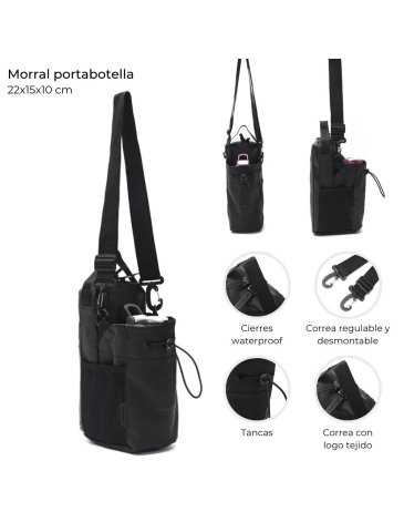 Portabotella engomado con imanes 22x15x10 cm WANDERLUST