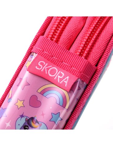 Cartuchera dos pisos Kawaii  - SKORA