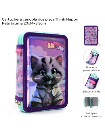 Cartuchera dos pisos SKORA