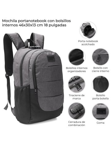 Mochila Portanotebook 18