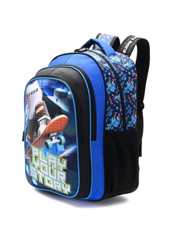 Mochila Lets Play Gamer Skater con Llavero 18'' - SKORA