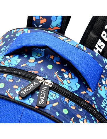 Mochila Lets Play Gamer Skater con Llavero 18'' - SKORA