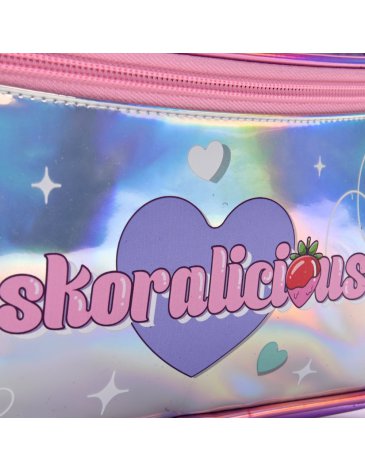 Mochila Think Happy Teen Kawaii Donut con Llavero 18'' - SKORA