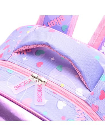 Mochila Think Happy Teen Kawaii Donut con Llavero 18'' - SKORA