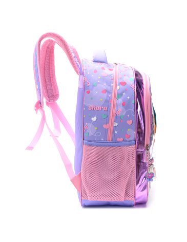 Mochila Think Happy Teen Kawaii Donut con Llavero 18'' - SKORA