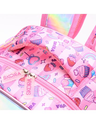 Mochila Think Happy Teen Kawaii Gatito 18'' - SKORA