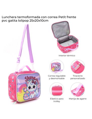 Lunchera Termoformada con correa SKORA