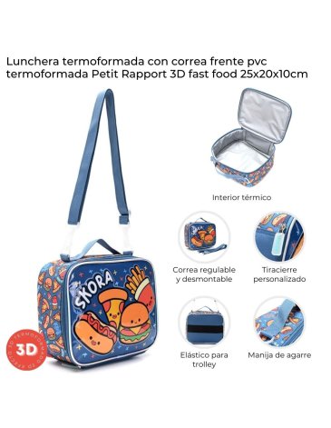 Lunchera termoformada. SKORA