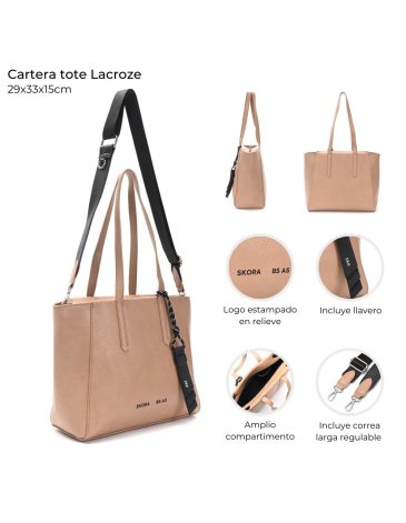 Cartera tote  SKORA