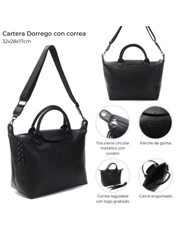 Cartera Dorrego con correa larga desmontable SKORA