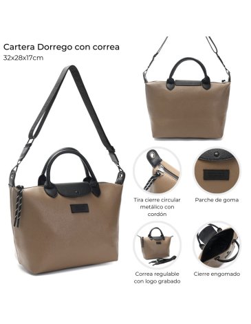 Cartera Dorrego con correa larga desmontable SKORA