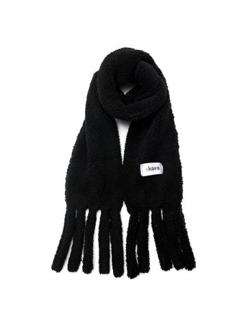 Ruana lisa con flecos - SKORA