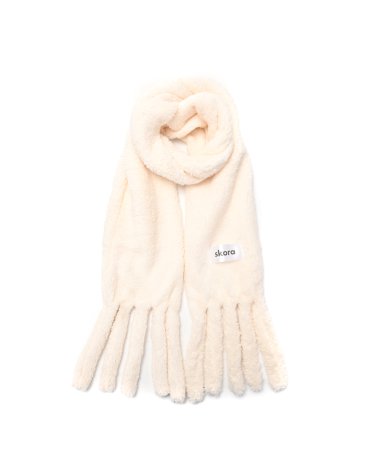 Ruana lisa con flecos - SKORA