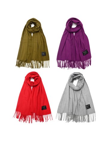 Ruana lisa con flecos - SKORA