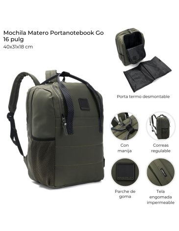 Mochila Matero Portanotebook 16
