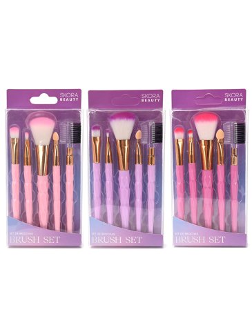 Set brochas de maquillaje x5u - SKORA