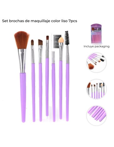 Set brochas de maquillaje x7u SKORA