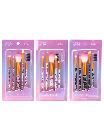 Set brochas de maquillaje x5u - SKORA